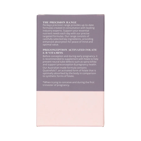 Perdays Preconception Activated Folate & B-vitamins 60t