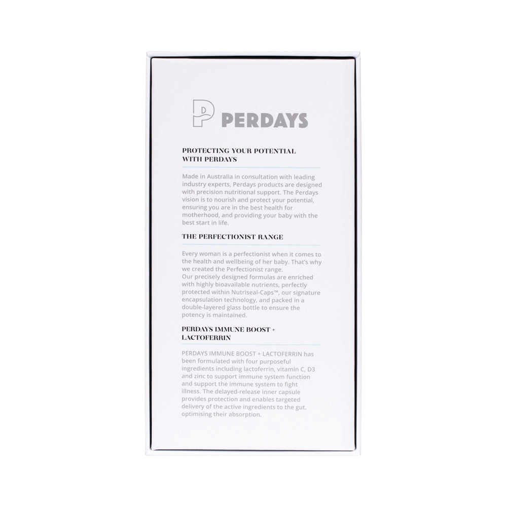 Perdays Immune Boost + Lactoferrin 60c