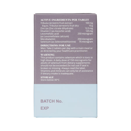 Perdays Preconception Mens Vitality & Sperm Support 60t