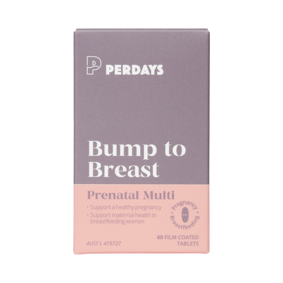 Perdays Bump to Breast Prenatal Multi 60t