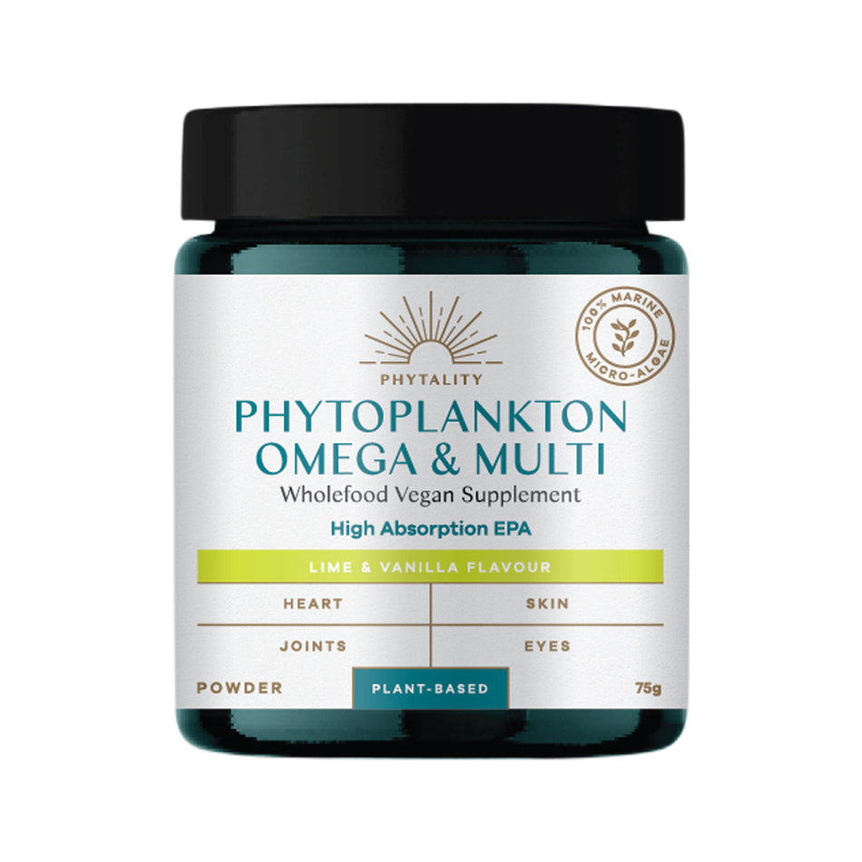Phytality Phytoplankton Omega & Multi Lime & Vanilla Powder 75g