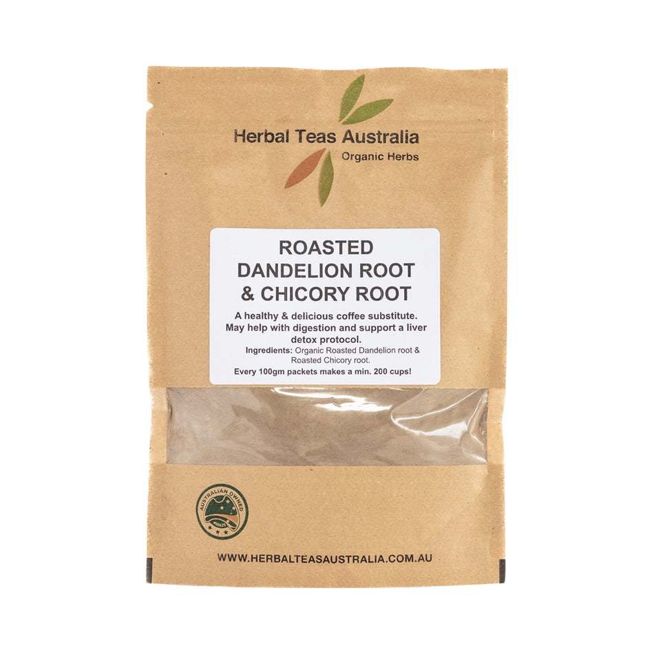 Herbal Teas Australia Roasted Dandelion Root & Chicory Root 100g