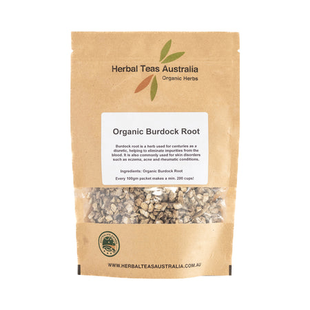 Herbal Teas Australia Organic Burdock Root 100g