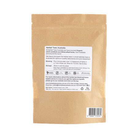 Herbal Teas Australia Organic Hawthorn Leaf & Flower 50g