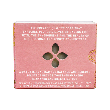 Base Soap With Impact Soap Bar Solstice Ritual Boxed 120g