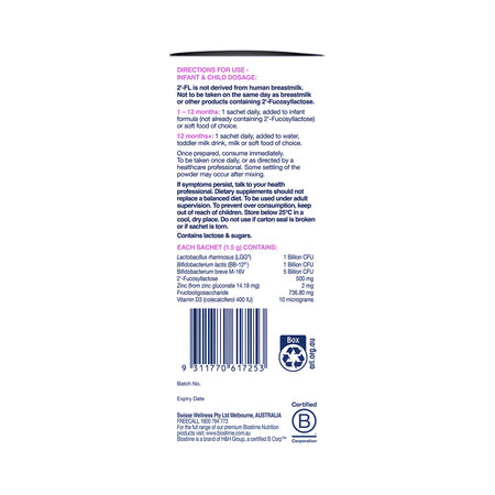 BIOSTIME INFANT & CHILDREN A-L-G CARE SACHET 1.5G X 28 PACK