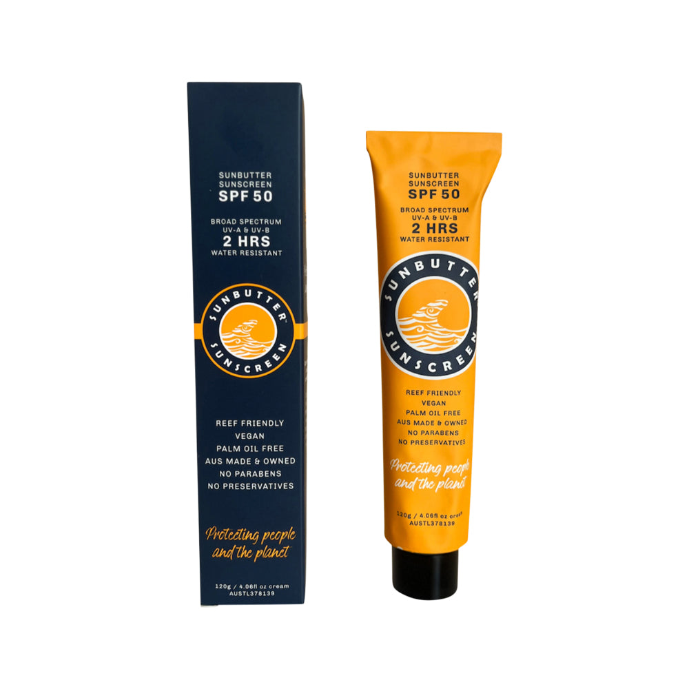 Sunbutter Skincare Sunscreen Spf50 Tube 120g