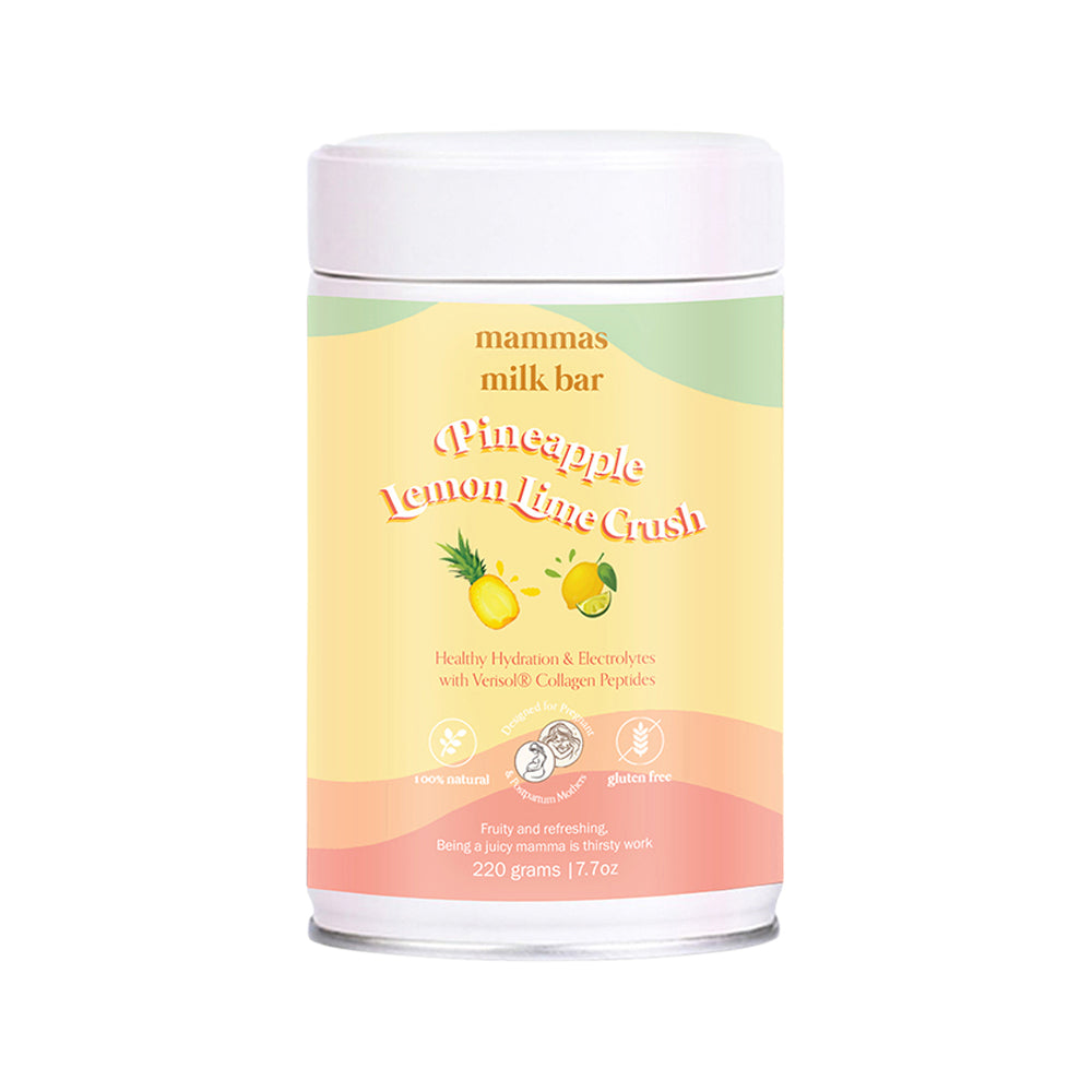 Mammas Milk Bar Pineapple Lemon Lime Crush Hydration & Electrolytes 220g
