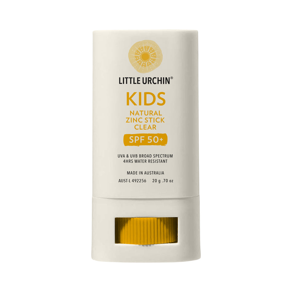 Little Urchin Kids Natural Zinc Stick Clear Spf 50+ 20g