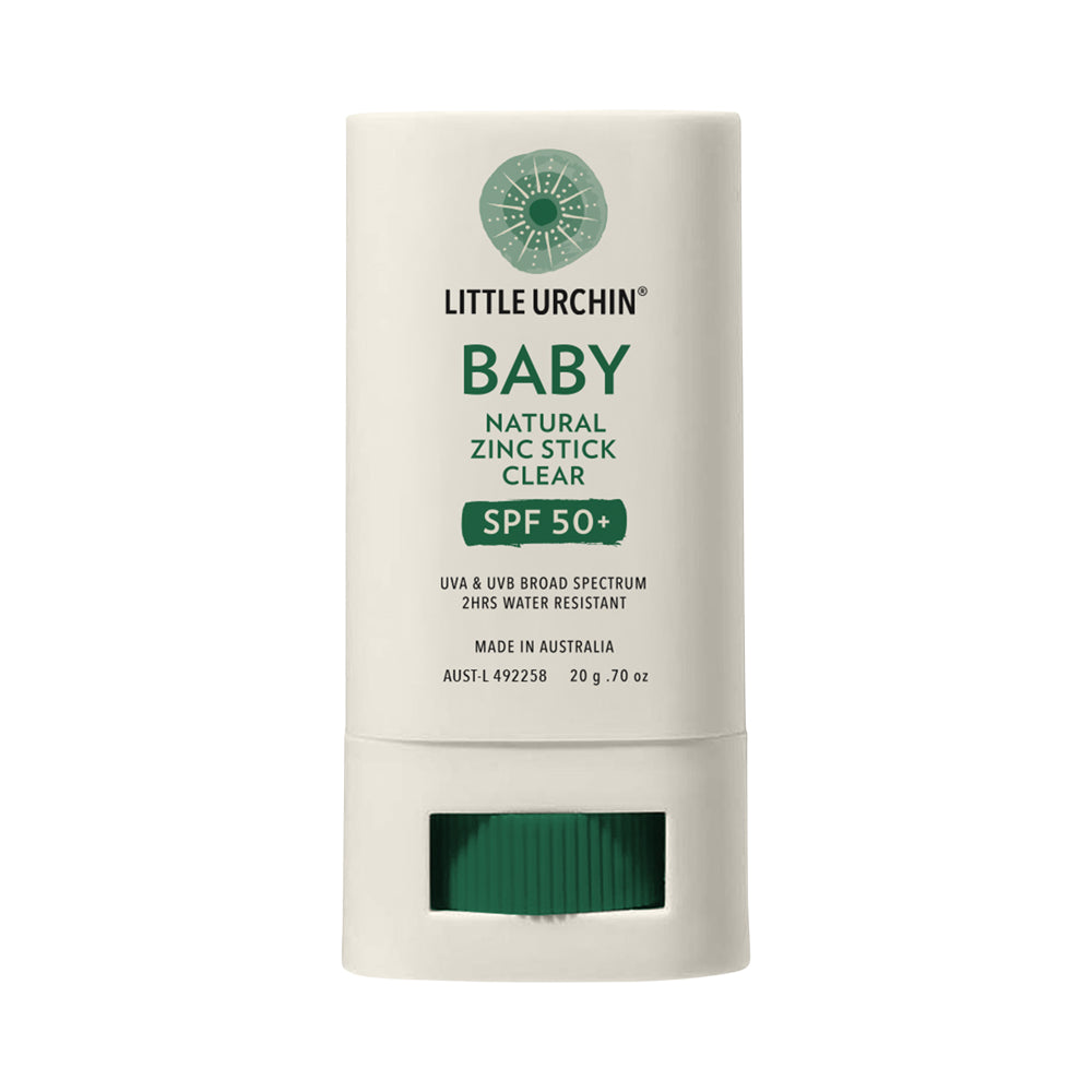 Little Urchin Baby Natural Zinc Stick Clear Spf 50+ 20g