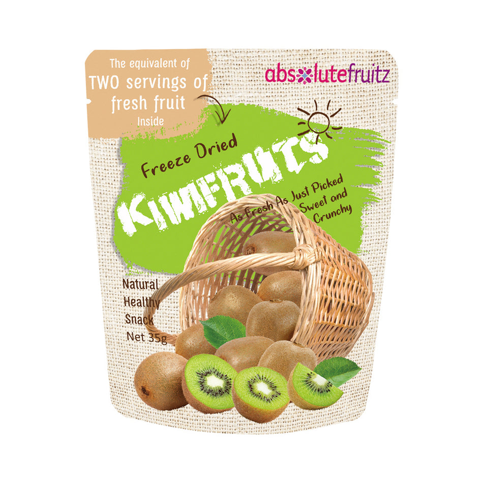 Absolutefruitz Freeze Dried Kiwifruits 35g