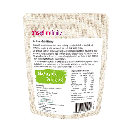 Absolutefruitz Freeze Dried Kiwifruits 35g