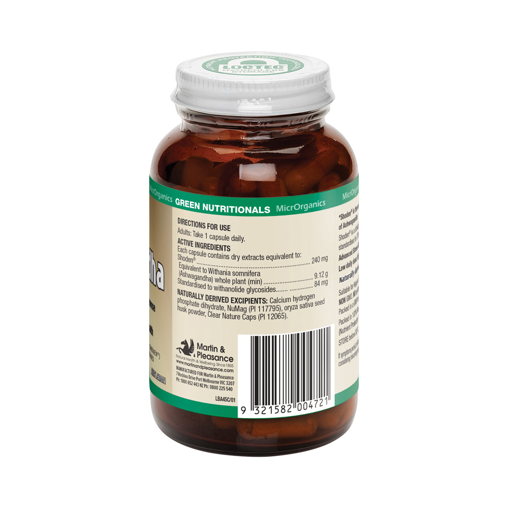 Green Nutritionals Ashwagandha 45 Caps