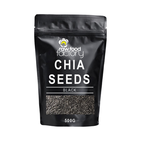 Raw Food Factory Chia Seeds Black 500g