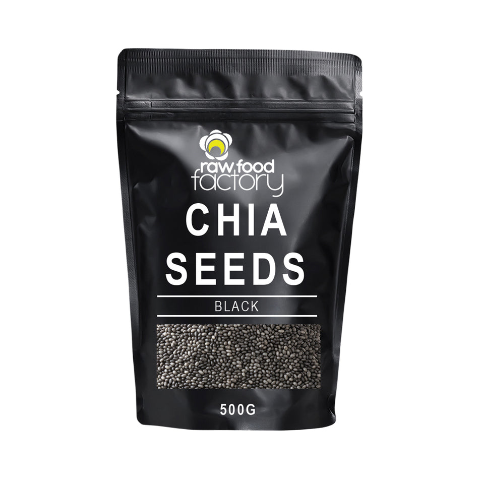 Raw Food Factory Chia Seeds Black 500g