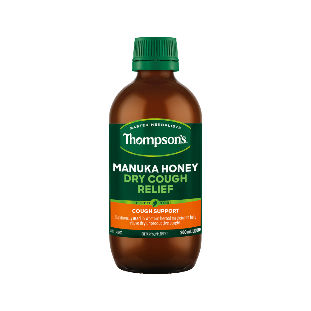 THOMPSONS MANUKA HONEY DRY COUGH RELIEF 200ML
