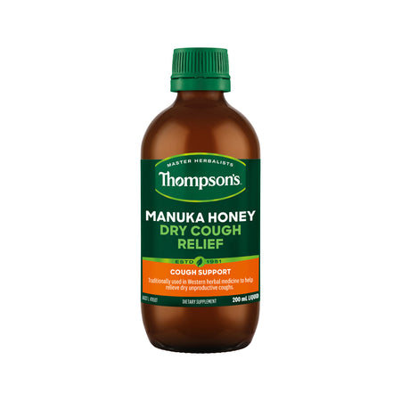 THOMPSONS MANUKA HONEY DRY COUGH RELIEF 200ML