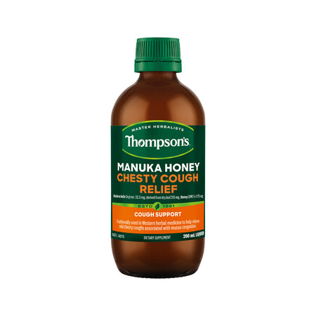 THOMPSONS MANUKA HONEY CHESTY COUGH RELIEF 200ML