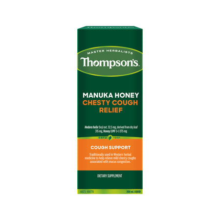 THOMPSONS MANUKA HONEY CHESTY COUGH RELIEF 200ML