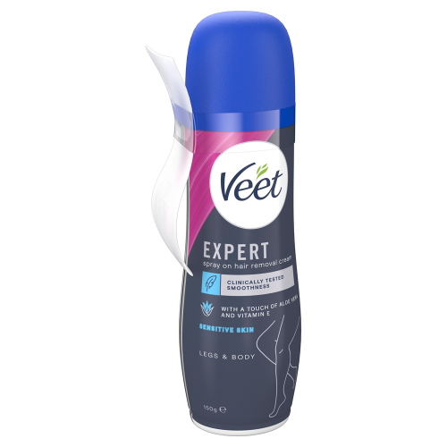 Veet Spray On Hair Removal Cream Sensitive 150ml