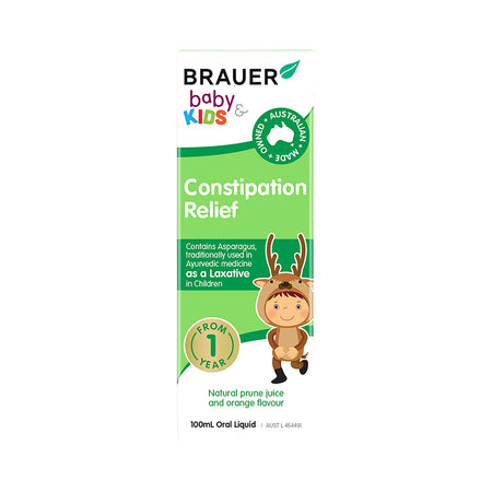 Brauer Baby & Kids Constipation Relief Prune Juice and Orange 100ML