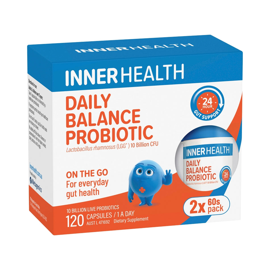 Inner Health Daily Balance Probiotic 120 Capsules
