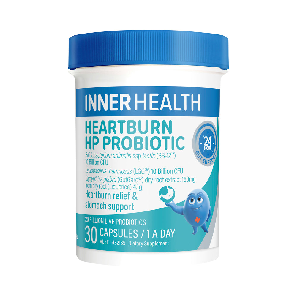 Inner Health Heartburn HP Probiotic 30 Capsules