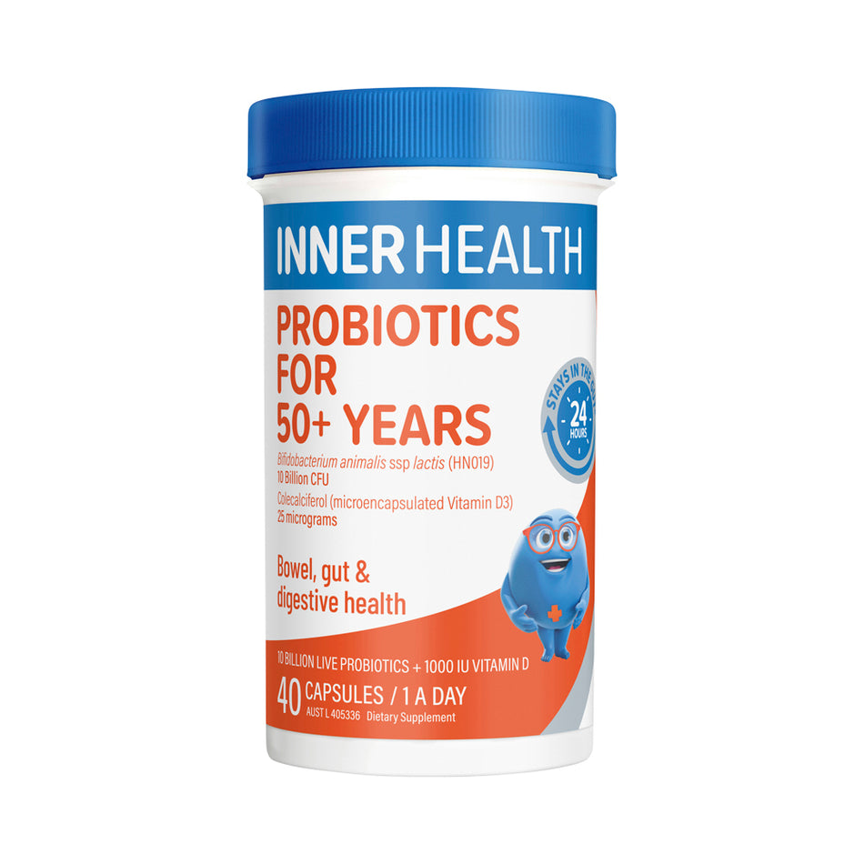 Inner Health Probiotic for 50+ Years 40 Capsules