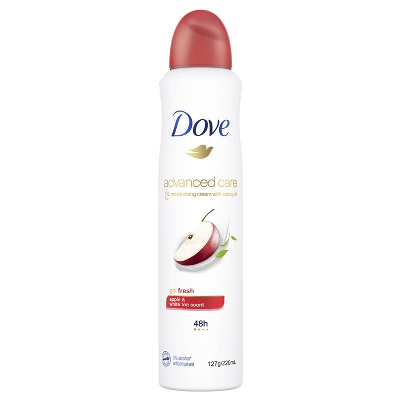 Dove For Women Advance Care Go Fresh Apple & White Tea Deodorant 220ml