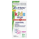 Zyrtec Kids Antihistamine Allergy & Hayfever Oral Liquid Bubblegum 120ml