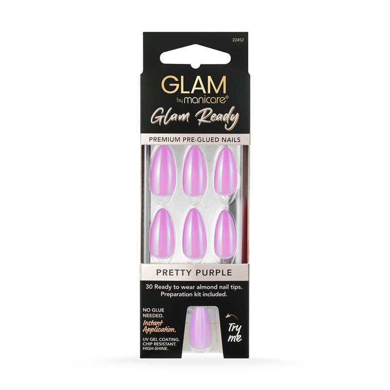 Manicare Glam Nails Pretty Purple