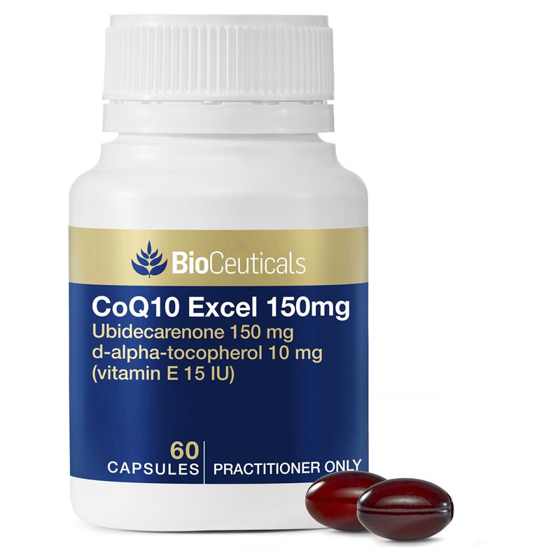 Bioceuticals COQ10 Excel 150mg 60 Capsules