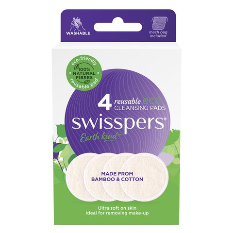 Swisspers Reusable Eco Cleansing Pads 4 Pack