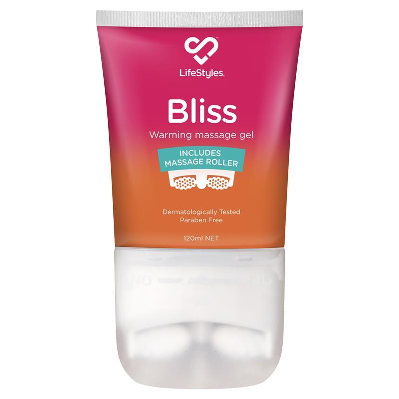 Lifestyles Bliss Massage Roller Warming Gel 120ml