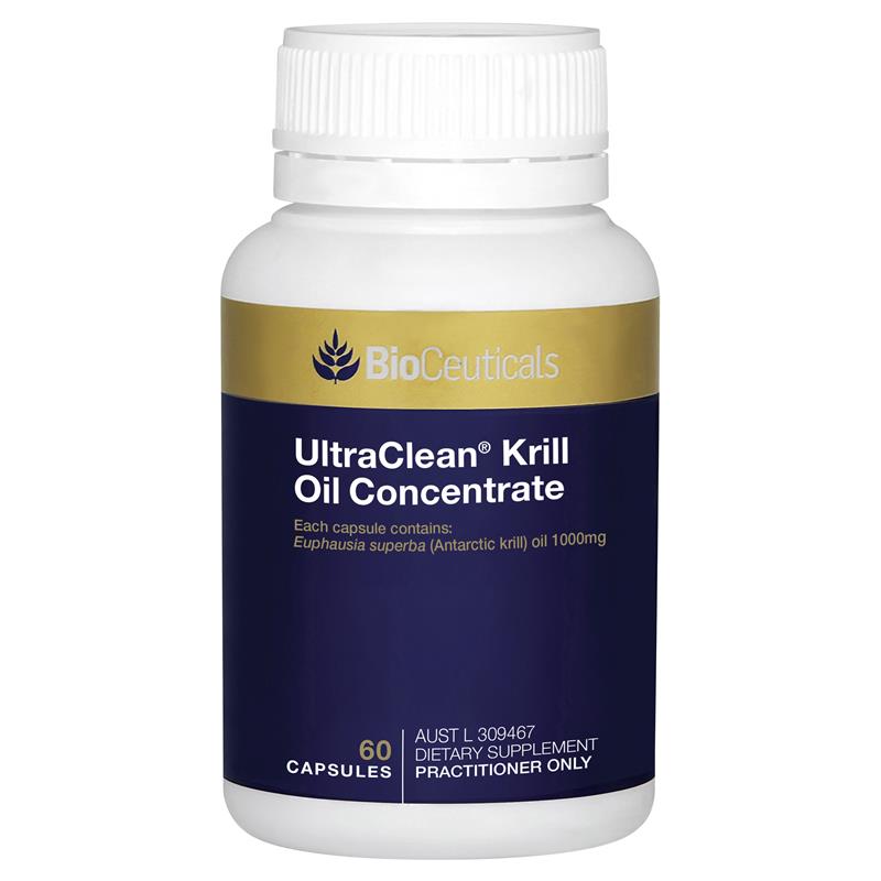 Bioceuticals Ultraclean Krill Oil Concentrate 60 Capsules