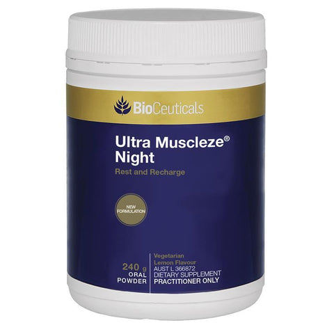Bioceuticals Ultra Muscleze Night 240g New