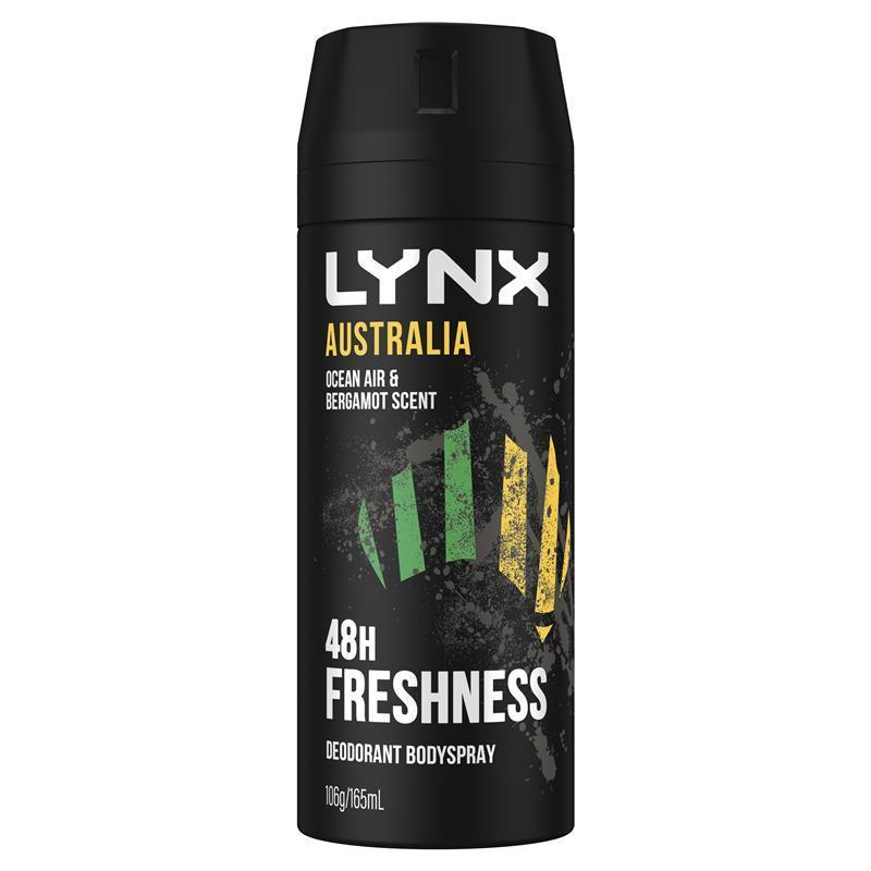 Lynx Deodorant Body Spray Australia 165ml
