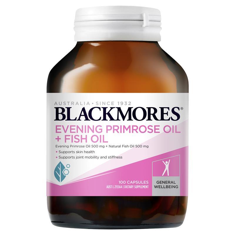 Blackmores Evening Primrose Oil + Fish Oil 100 Capsules