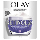 Olay Regenerist Retinol 24 Night Face Cream Moisturiser Fragrance Free 50g