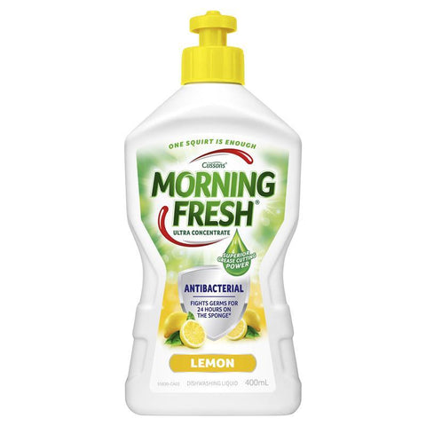 Morning Fresh Dishwashing Liquid Antibacterial Lemon 400ml