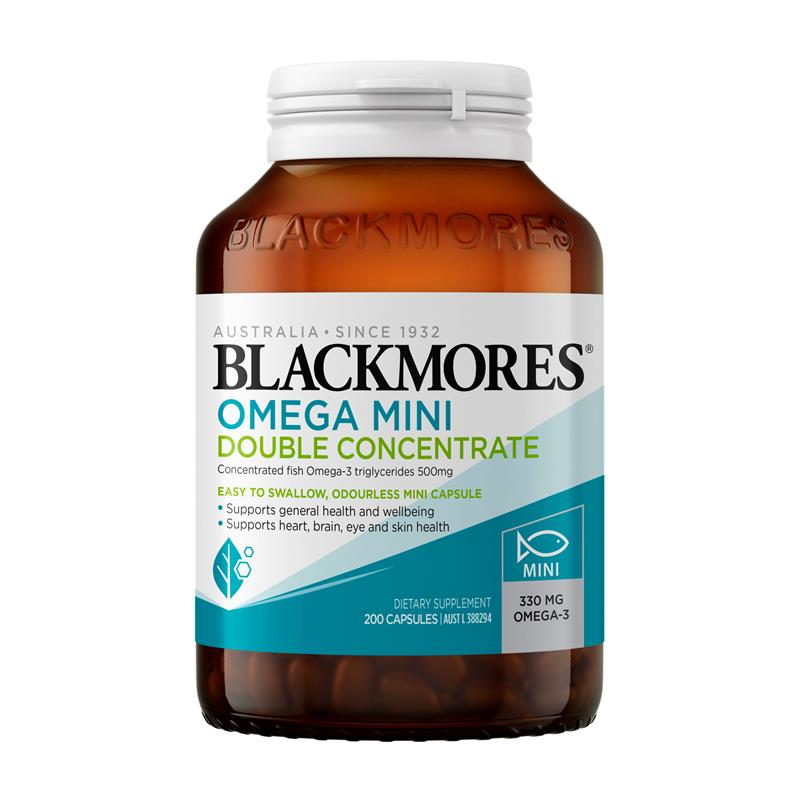 Blackmores Odourless Fish Oil 200 Mini Capsules