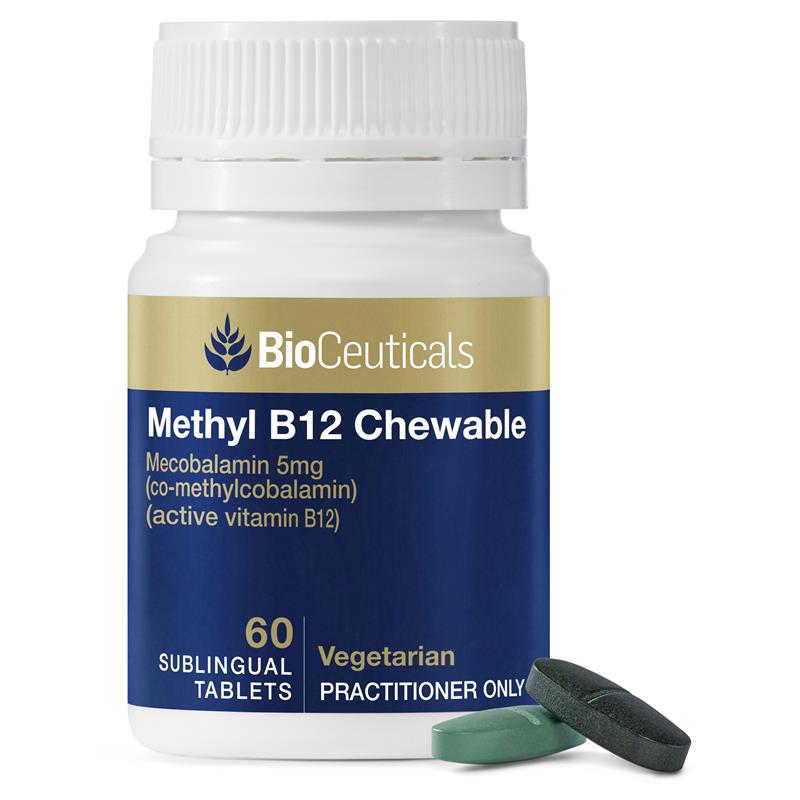 Bioceuticals Methyl B12 Chewable 60 Sublingual Tablets