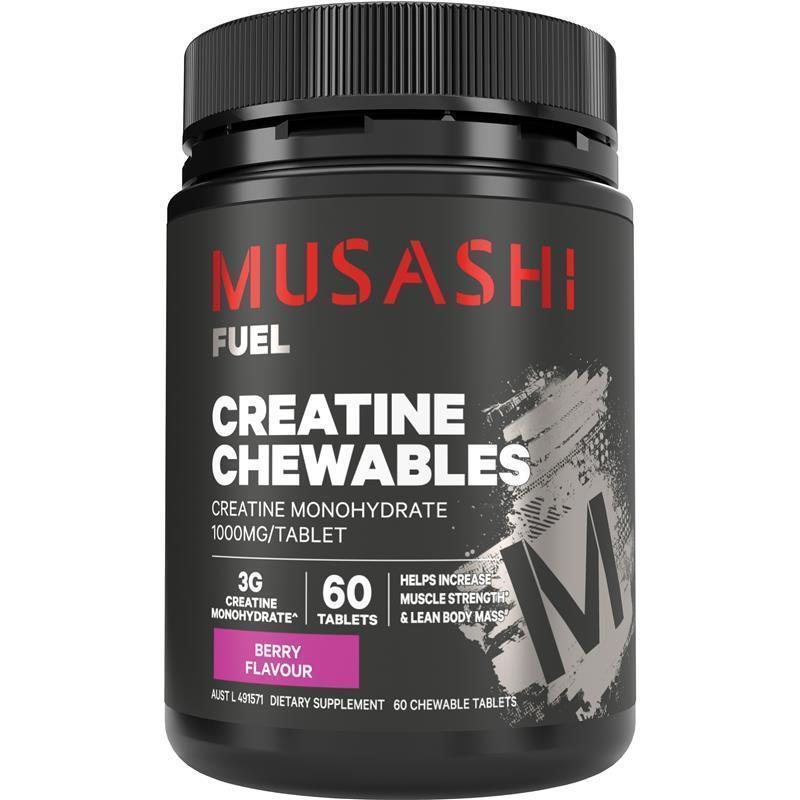 Musashi Creatine Chewables 60tab