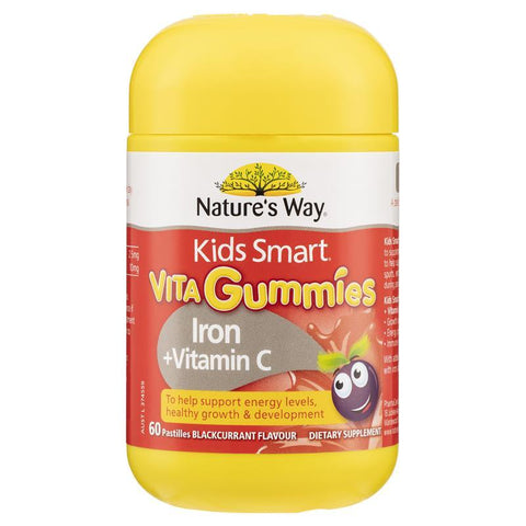 Nature's Way Kids Smart Vita Gummies Iron 60s For Children
