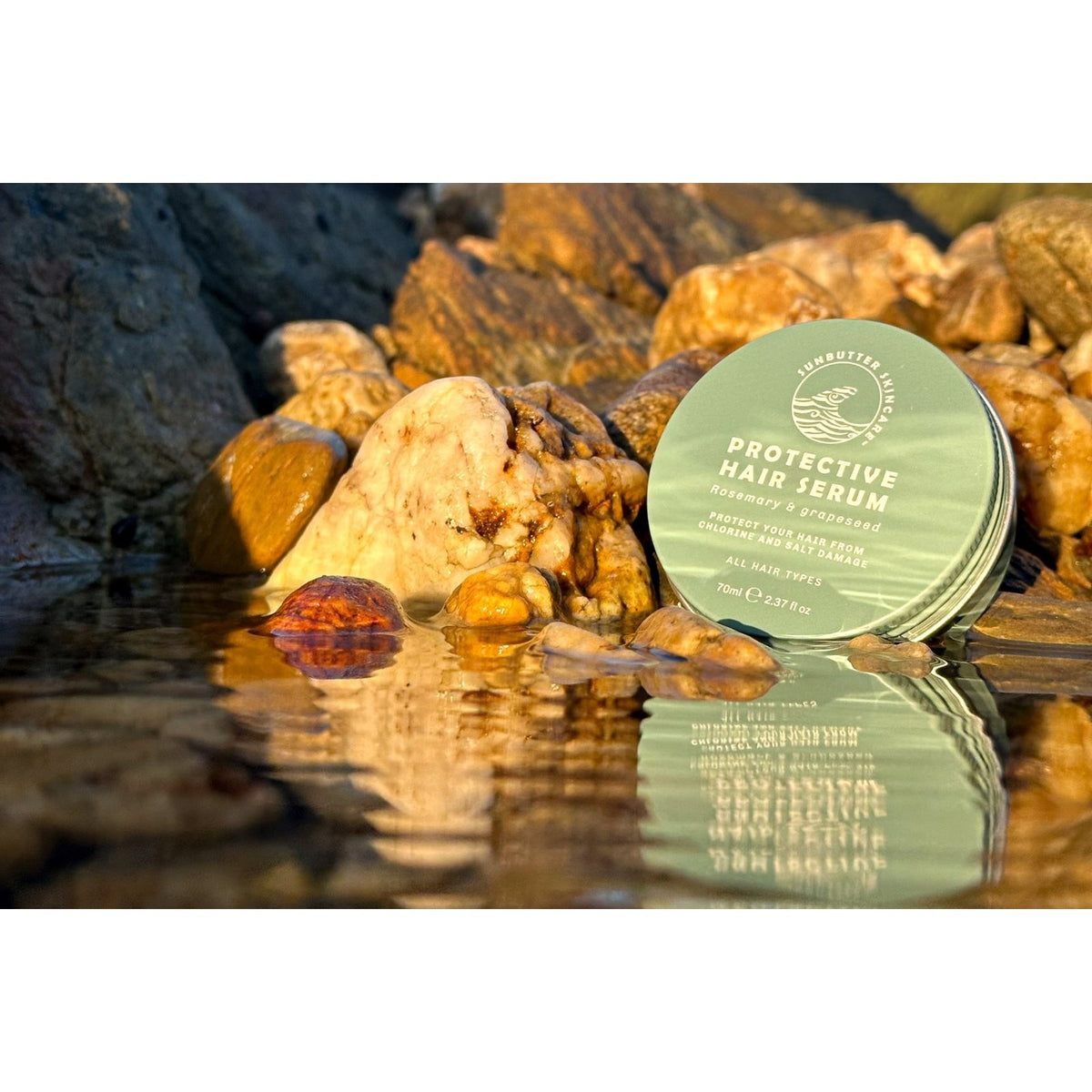 SunButter Skincare Protective Hair Serum Rosemary & Grapeseed 70ml