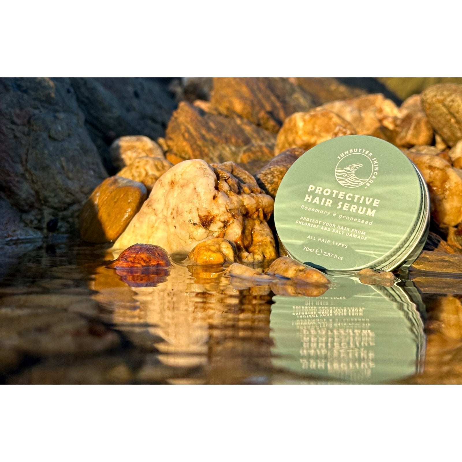 SunButter Skincare Protective Hair Serum Rosemary & Grapeseed 70ml