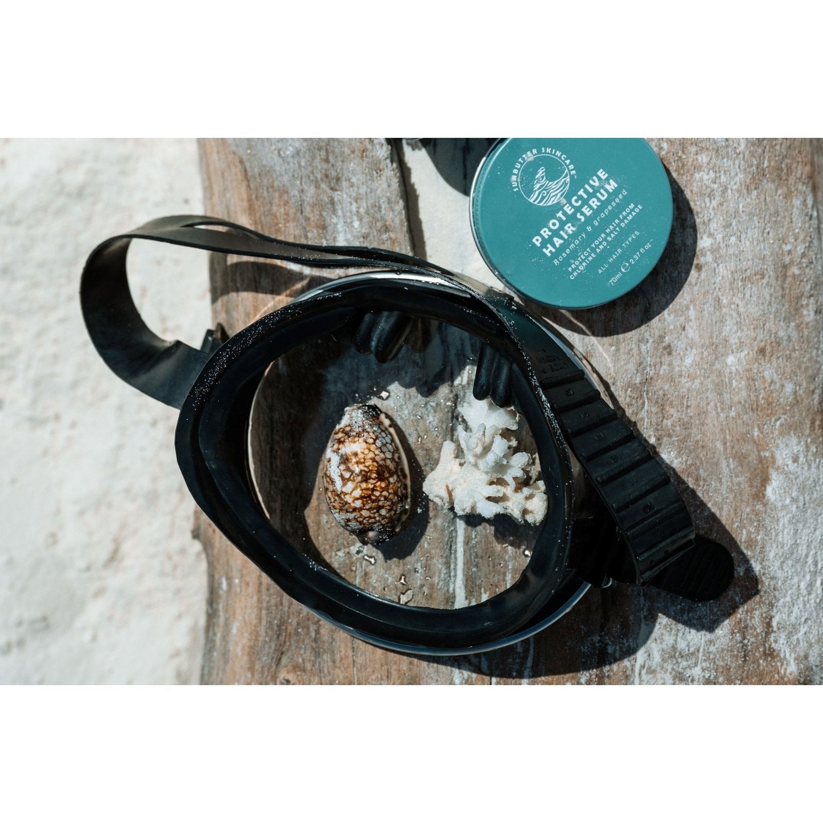 SunButter Skincare Protective Hair Serum Rosemary & Grapeseed 70ml