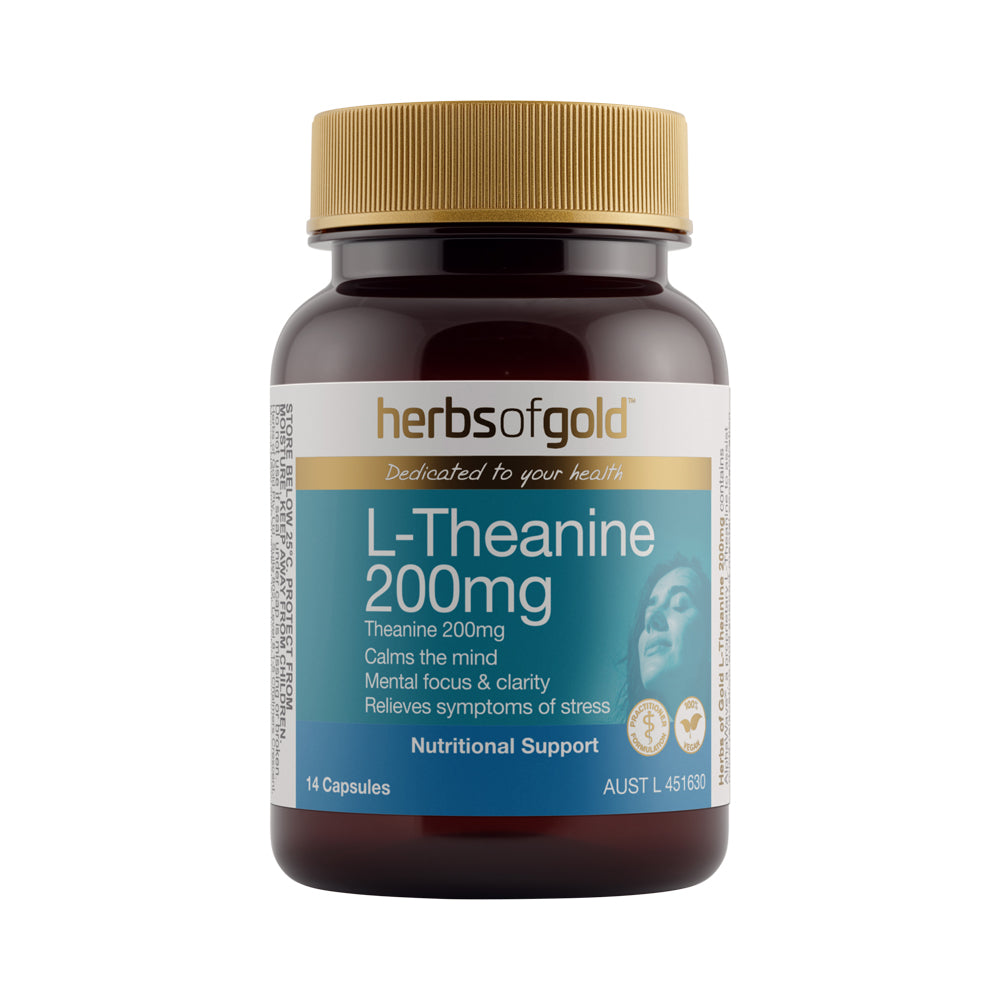 Herbs of Gold L-theanine 200mg 14c