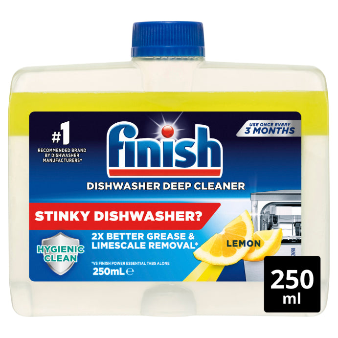Finish Dishwasher Deep Cleaner Lemon Liquid 250ml