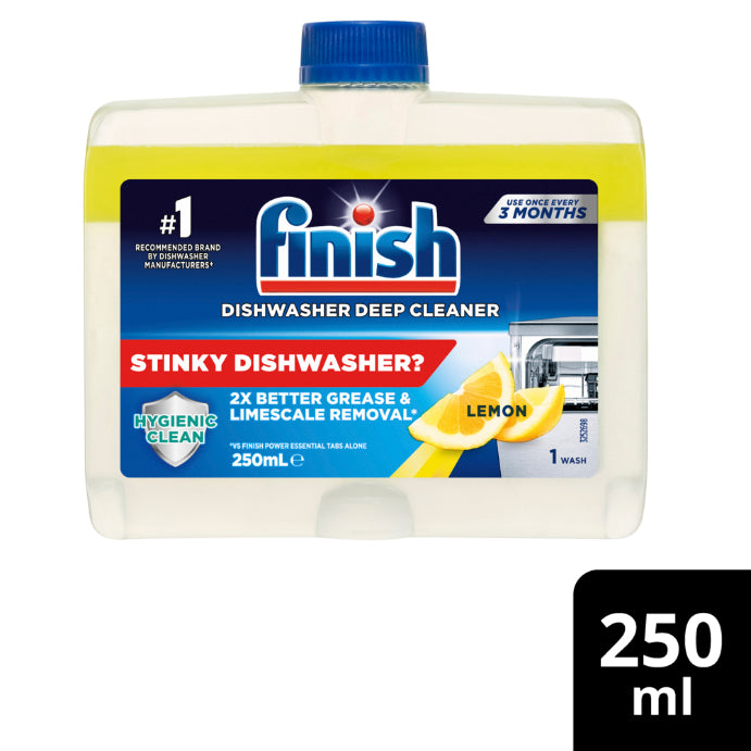 Finish Dishwasher Deep Cleaner Lemon Liquid 250ml
